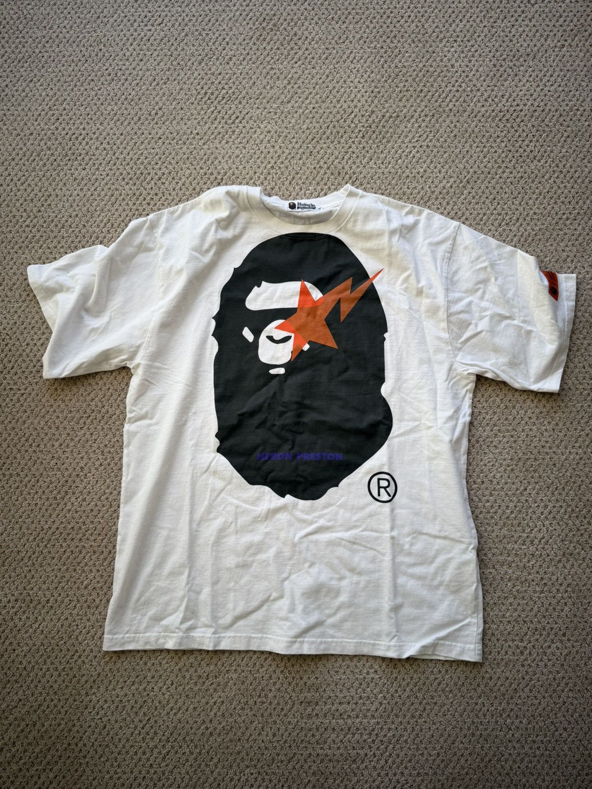 APE BAPE KAWS HERON PRESTON HEAD tシャツ M