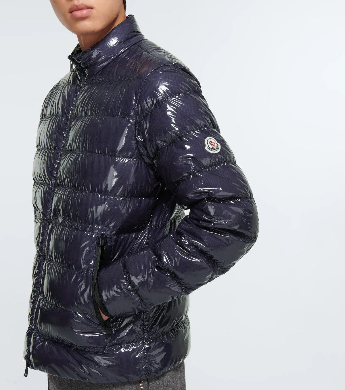 Moncler Navy Moncler Agar Jacket Size US L / EU 52-54 / 3 - 9 Thumbnail