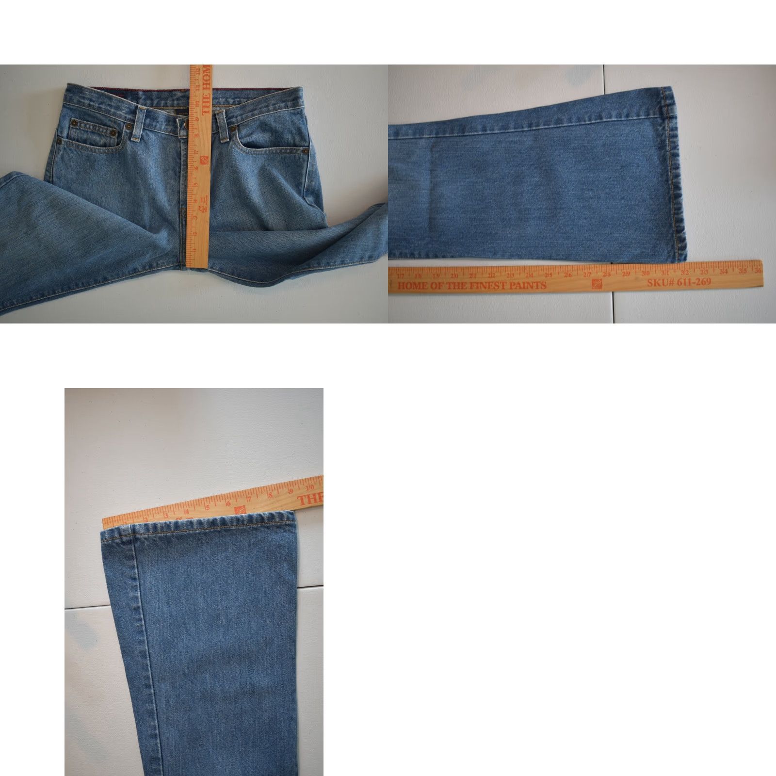 Abercrombie & Fitch Vintage Abercrombie & Fitch Button Fly Flare Jeans Womens 4 Actual 30x32 USA Size 30" / US 8 / IT 44 - 8 Thumbnail