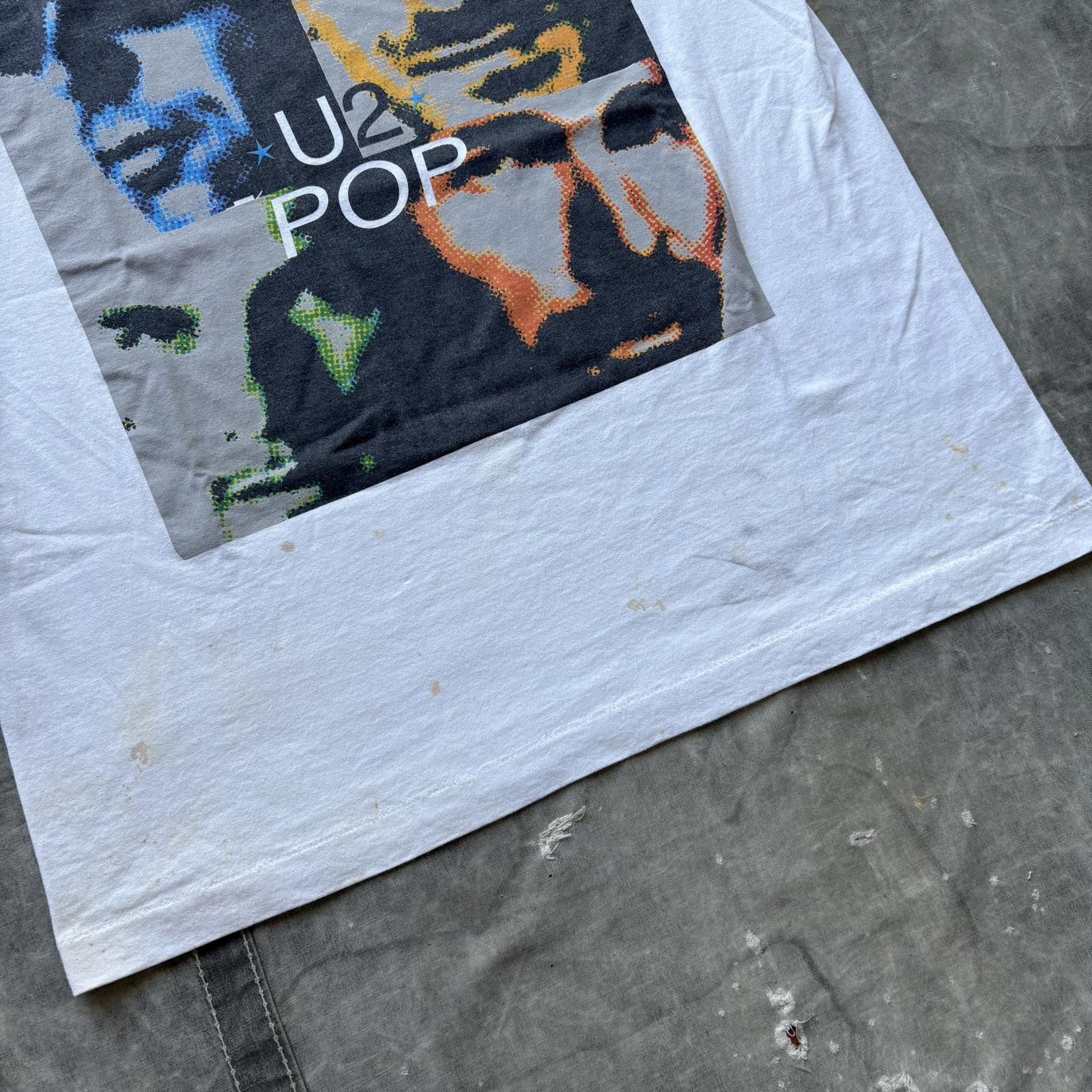 Band Tees Vintage 90s U2 Pop Mart Tour Unique Rock Band Music Shirt Size US XL / EU 56 / 4 - 6 Thumbnail