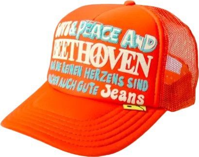 Kapital Kountry Kapital Love Peace & Beethoven Cap Size ONE SIZE - 1 Thumbnail