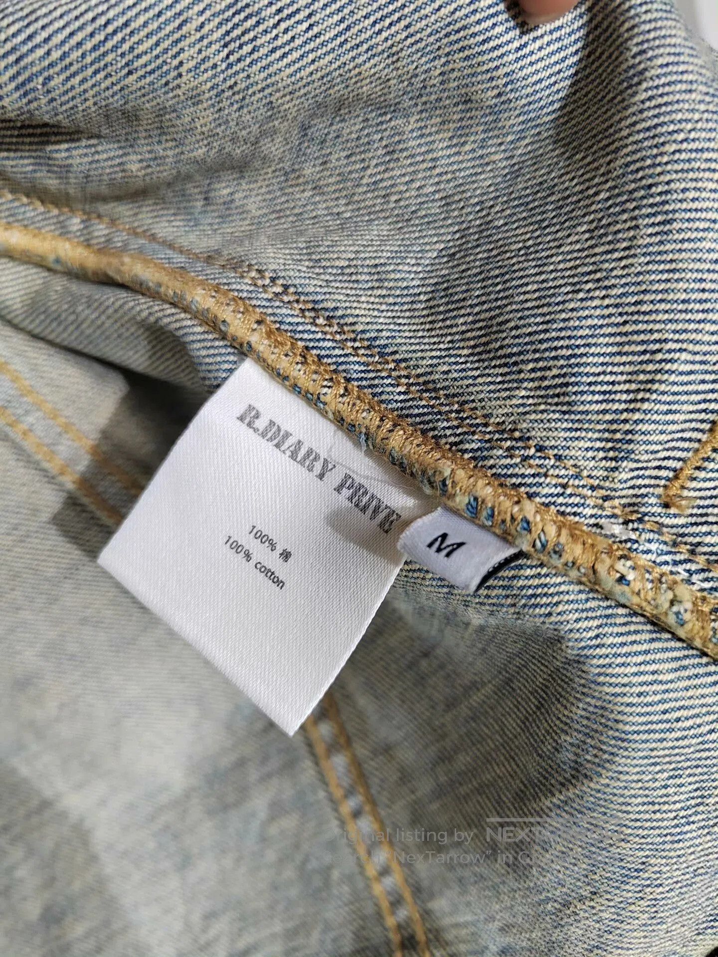 Japanese Brand DIARY PRIVE Denim Jacket Medium. Size US M / EU 48-50 / 2 - 6 Thumbnail