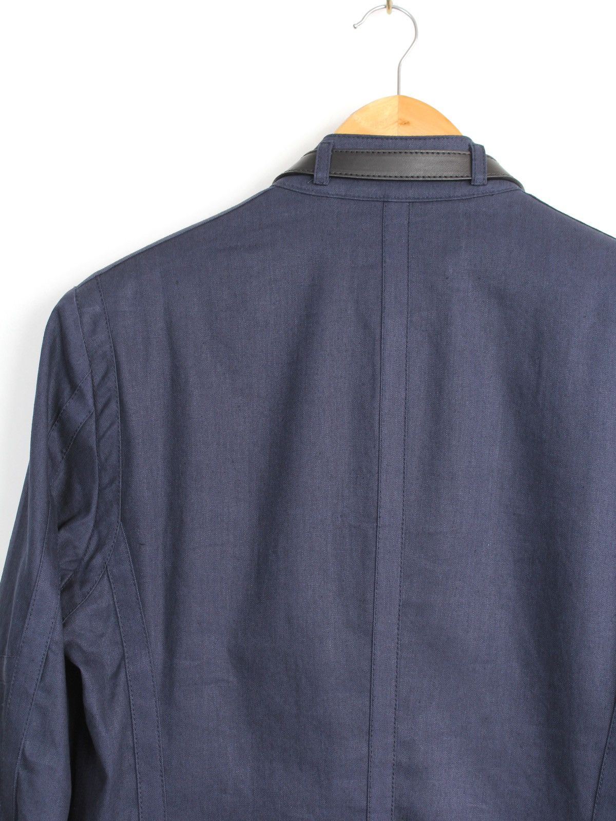 Belstaff Belstaff Men’s Linen Cotton Navy Jacket Size US M / EU 48-50 / 2 - 6 Thumbnail