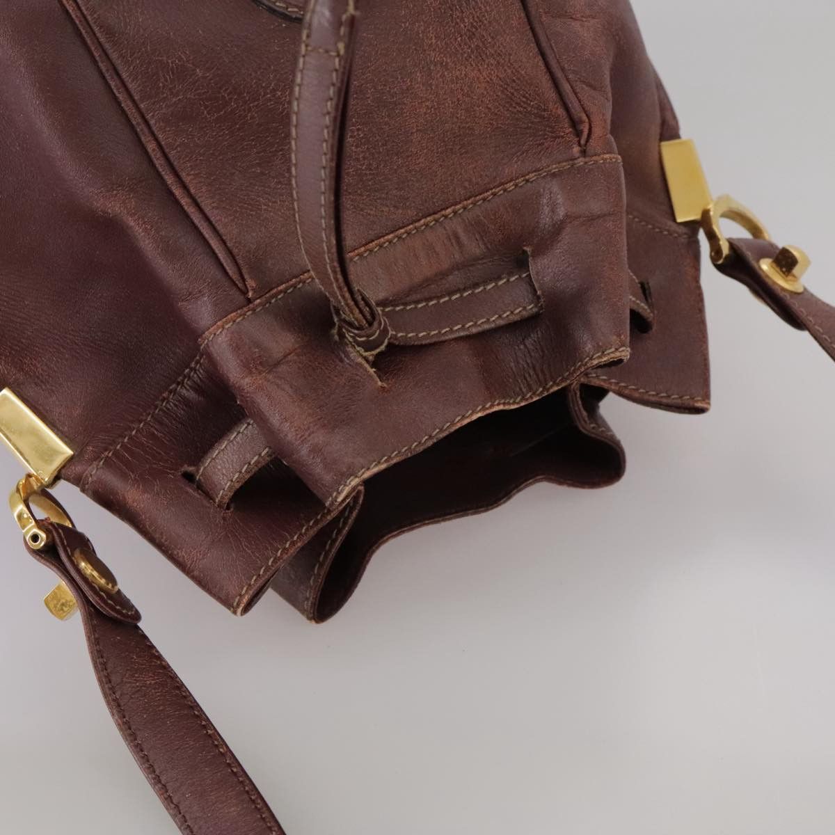 Cartier Cartier Shoulder Bag Leather Bordeaux Gold Size ONE SIZE - 6 Thumbnail