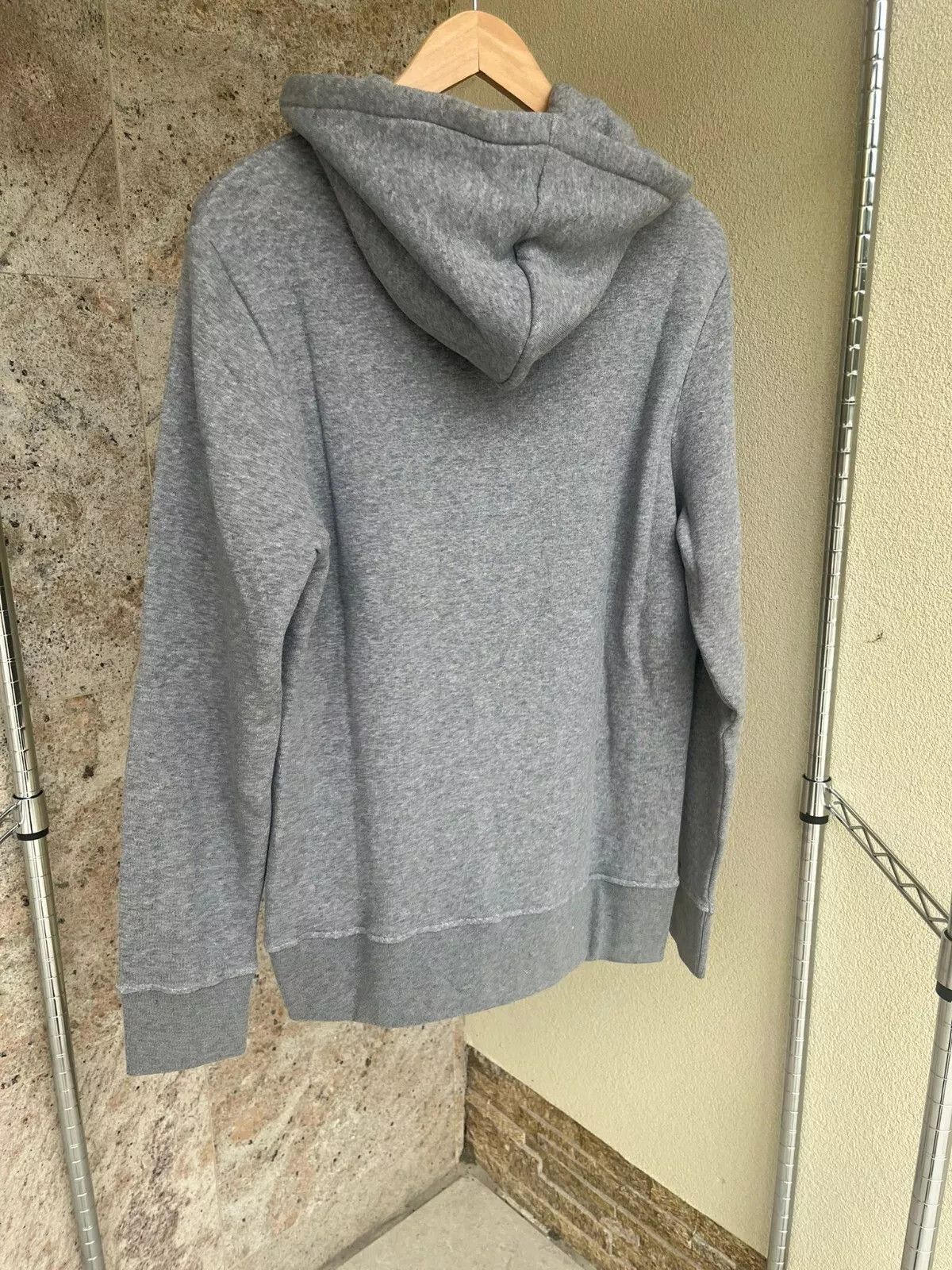 Alexander McQueen o1rshd1 Soft Cotton Logo Embroidered Crewneck Hoodie in Grey Size US M / EU 48-50 / 2 - 11 Thumbnail