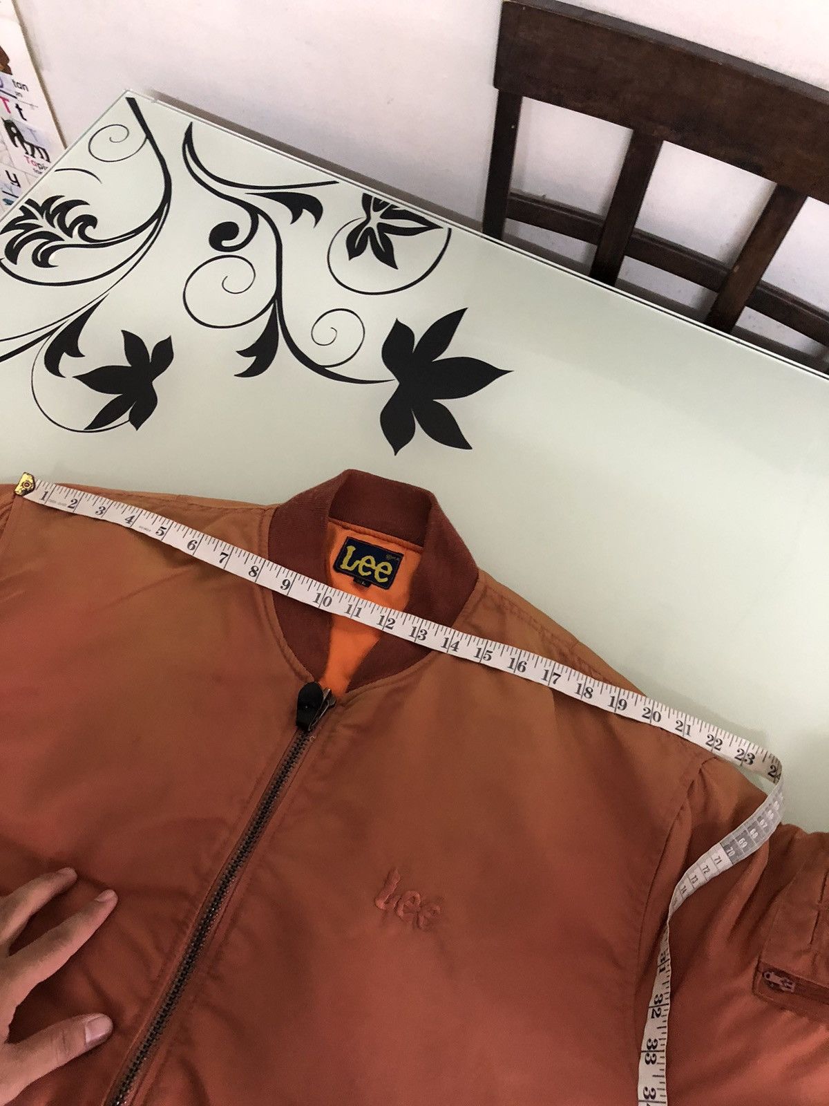 Lee Rare❗️Vintage 90s Lee Faded Colour Military Bomber Jacket Size US XL / EU 56 / 4 - 23 Thumbnail