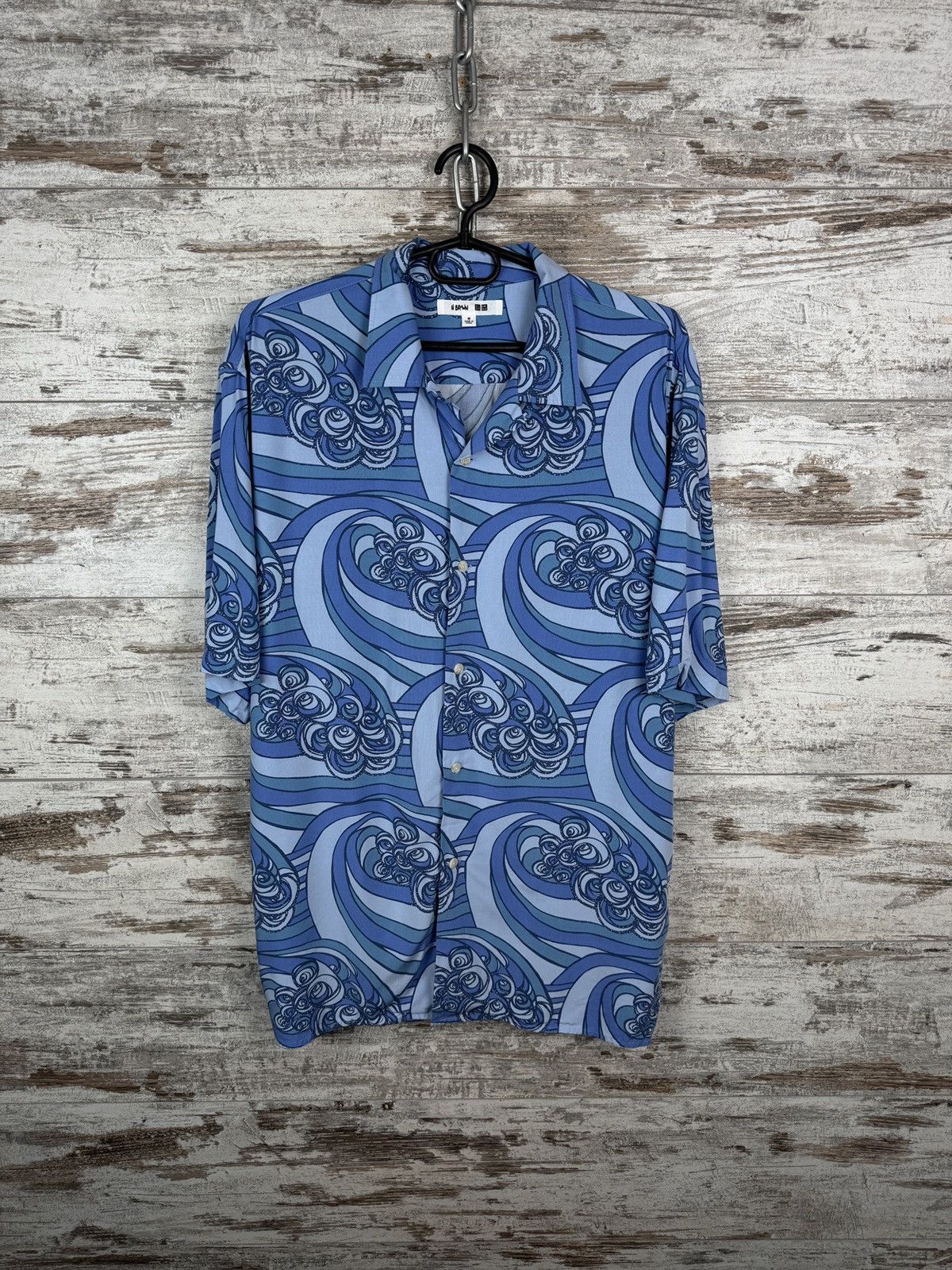 Uniqlo Mens Uniqlo Heather Brown Hawaiian shirt button up crazy y2k Size US M / EU 48-50 / 2 - 2 Thumbnail