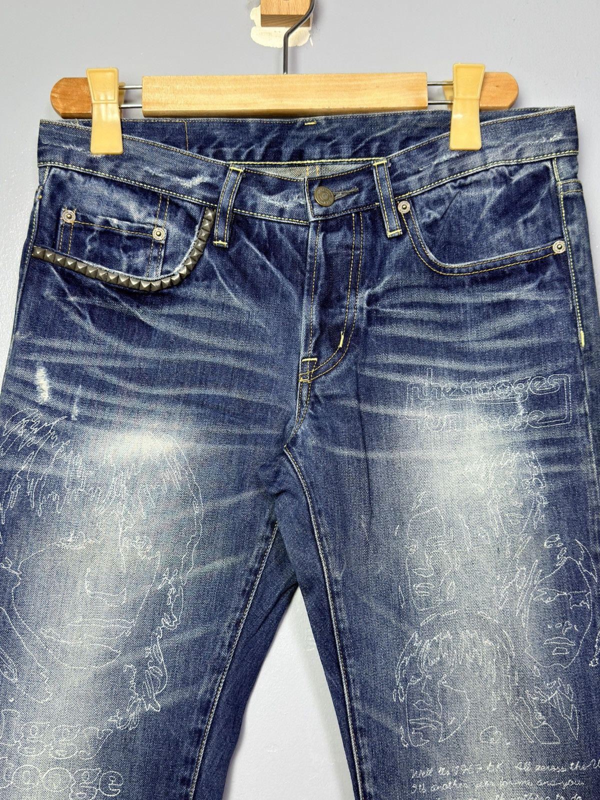Hysteric Glamour Hysteric Glamour Studded Iggy Stooge Pants Size US 31 - 2 Thumbnail