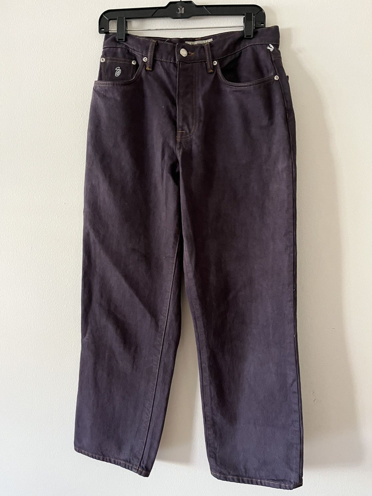 Stussy Stussy Big Ol Jeans size S (28 ) logo minimalistic Size US 28 / EU 44 - 2 Thumbnail