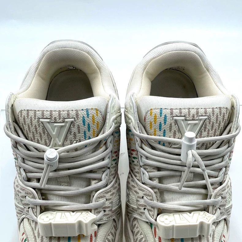 Louis Vuitton Louis Vuitton size 2 Trainer Rainbow Stripe Fat Ding shoes Size US 5.5 / IT 35.5 - 5 Thumbnail