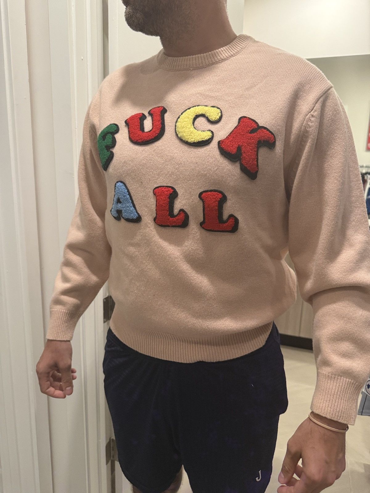 Supreme Supreme X Jamie Reid Sweater lot Size Medium Size US M / EU 48-50 / 2 - 6 Thumbnail