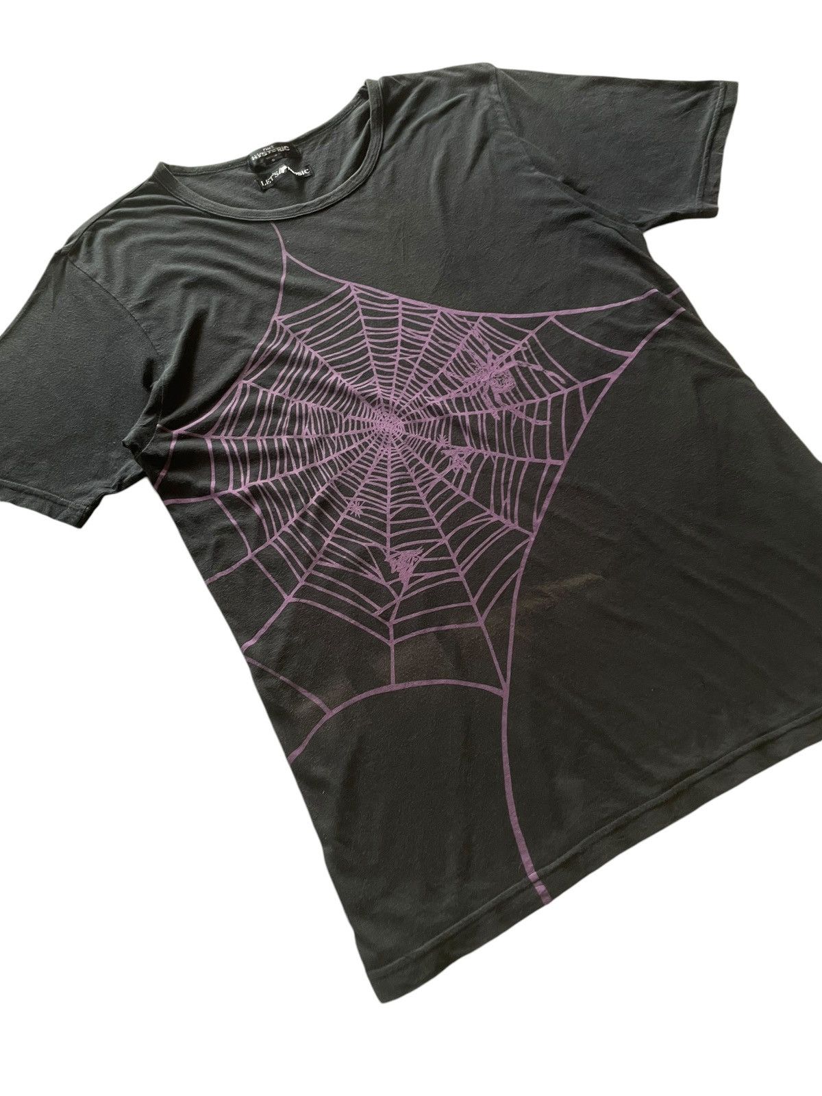 Hysteric Glamour Hysteric Glamour Let’s Music Spider Web Tshirt Size US S / EU 44-46 / 1 - 3 Thumbnail