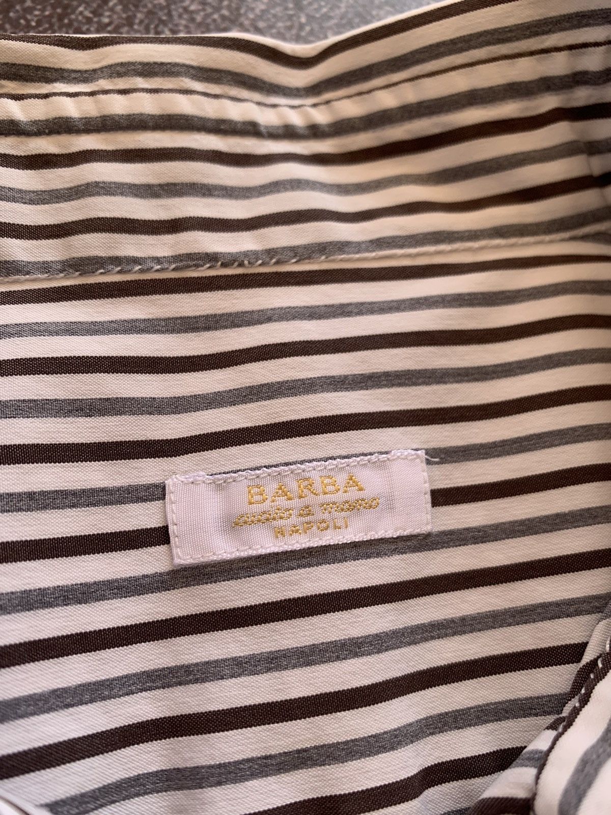 Barba Napoli Women’s Barba Napoli Button Up Striped Shirt 46 size Size L / US 10 / IT 46 - 4 Thumbnail