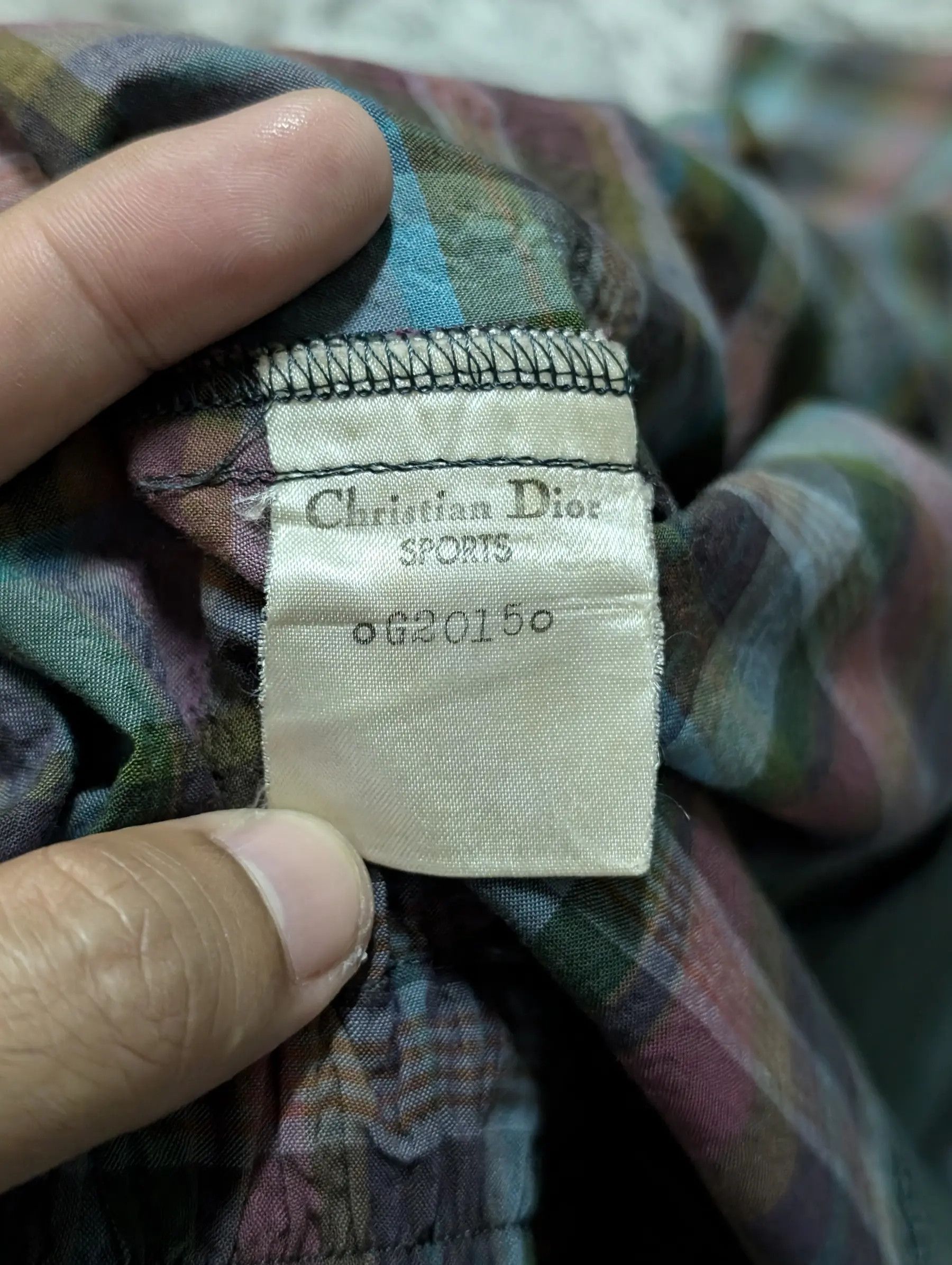 Christian Dior Monsieur Vintage Christian Dior Sports Bomber Jacket Checkered Coat Size M / US 6-8 / IT 42-44 - 10 Thumbnail