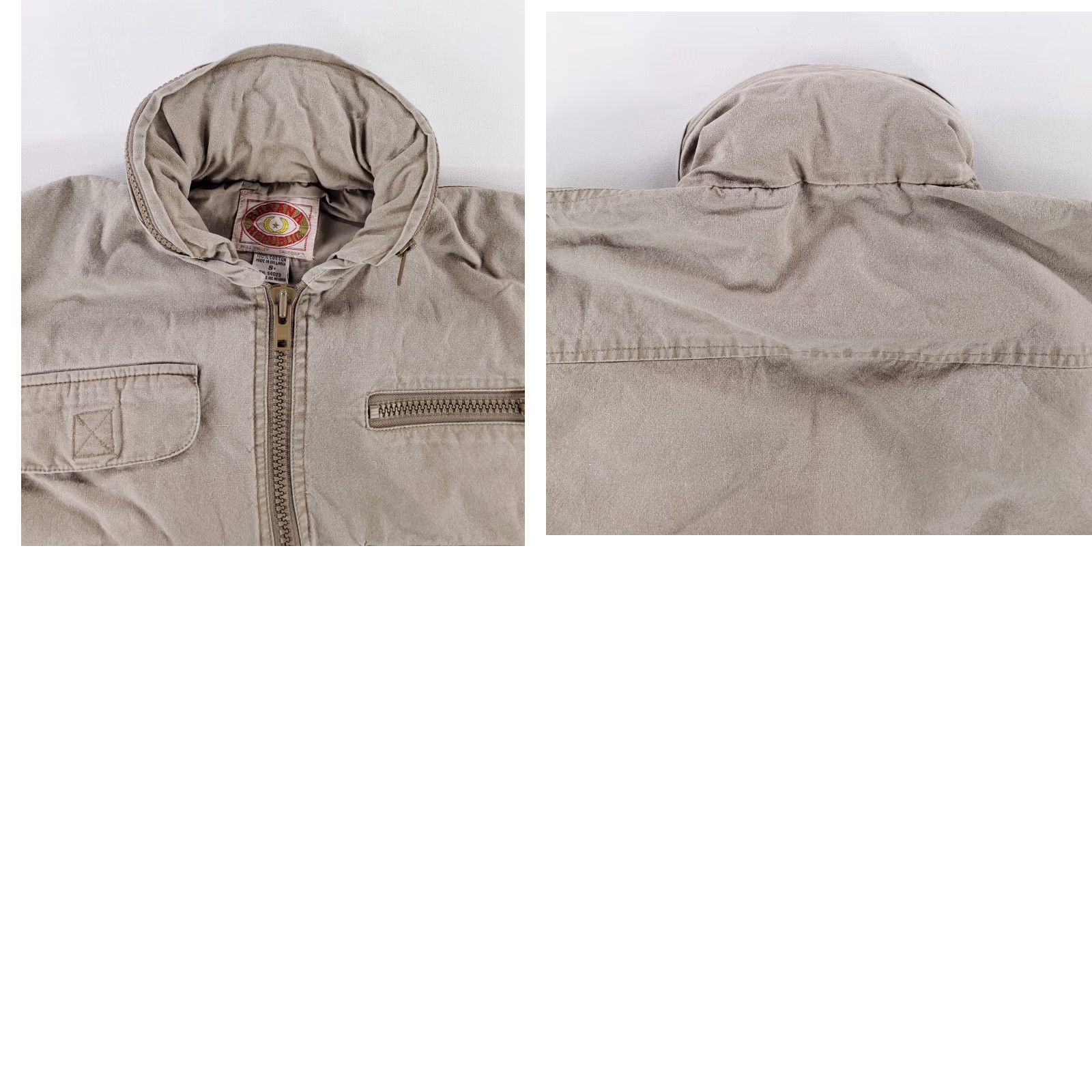 Banana Republic VINTAGE Banana Republic Vest Hooded Safari 80s 90s Mens S Beige Cotton Hunting Fishing Cargo Hooded Vest Mens S Size US S / EU 44-46 / 1 - 8 Thumbnail