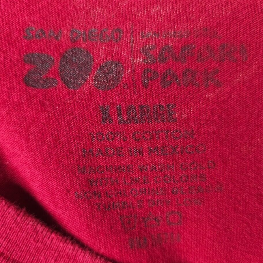 Other San Diego Zoo T Shirt Mens Size XL Red Lion Safari Park Size US XL / EU 56 / 4 - 4 Thumbnail