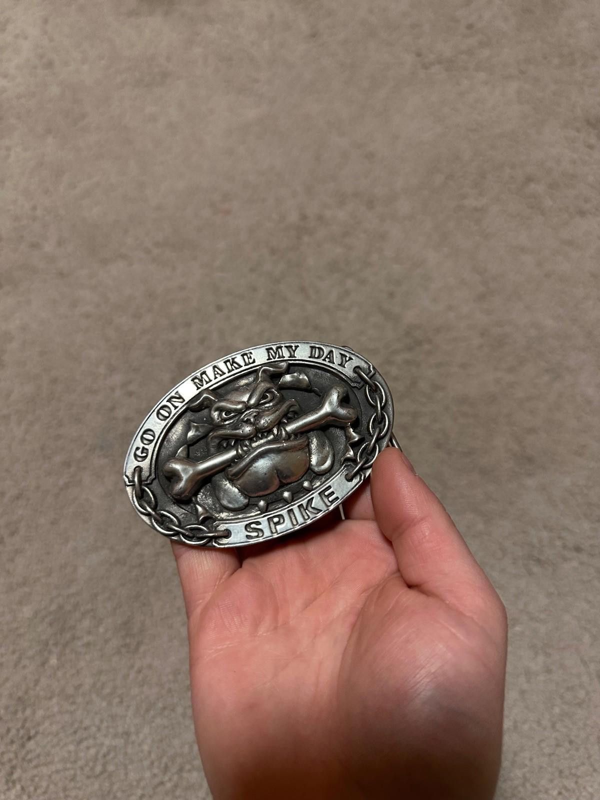 The Unbranded Brand Vintage "Spike" Belt Buckle The Bulldog Buckle Size ONE SIZE - 2 Thumbnail