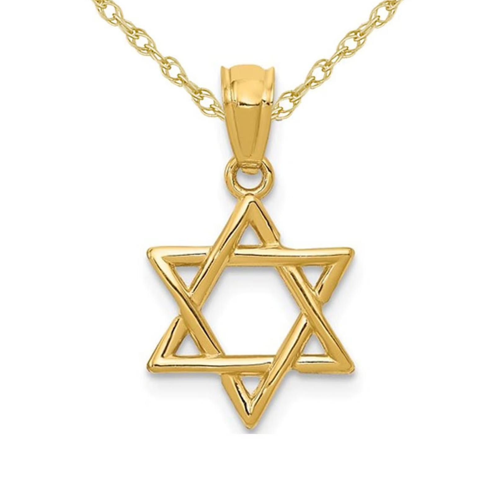 Giani Bernini Giani Bernini Star of David Necklace-Gold Over Silver Size ONE SIZE - 1 Thumbnail