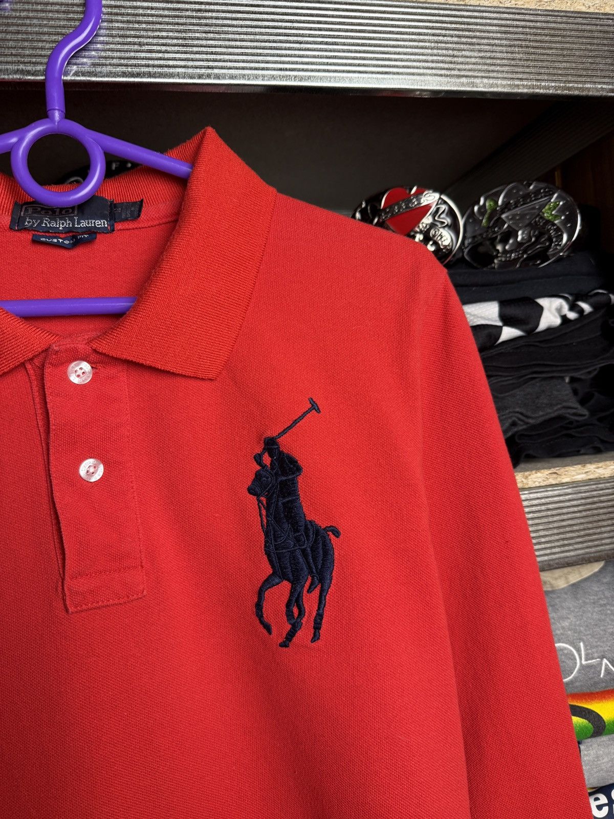 Polo Ralph Lauren Polo Ralph Lauren Rugby Shirt Big Pony Size US L / EU 52-54 / 3 - 3 Thumbnail
