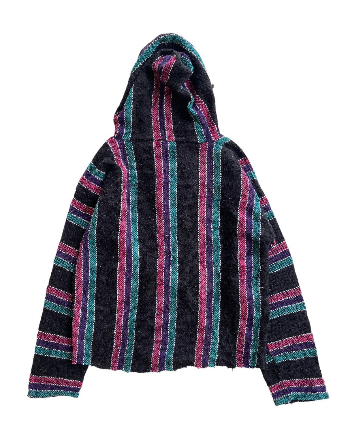 Baja East Vintage Mexican Baja Blanket Pullover Hoodies Size L / US 10 / IT 46 - 2 Thumbnail