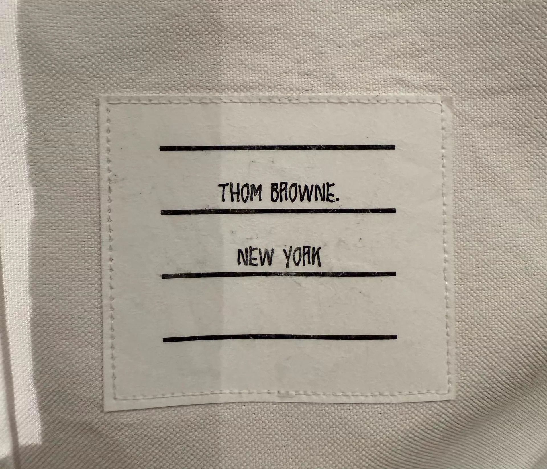 Thom Browne Thom Browne Classic Tri-Color White Oxford Shirt Size 3 Size US L / EU 52-54 / 3 - 4 Thumbnail