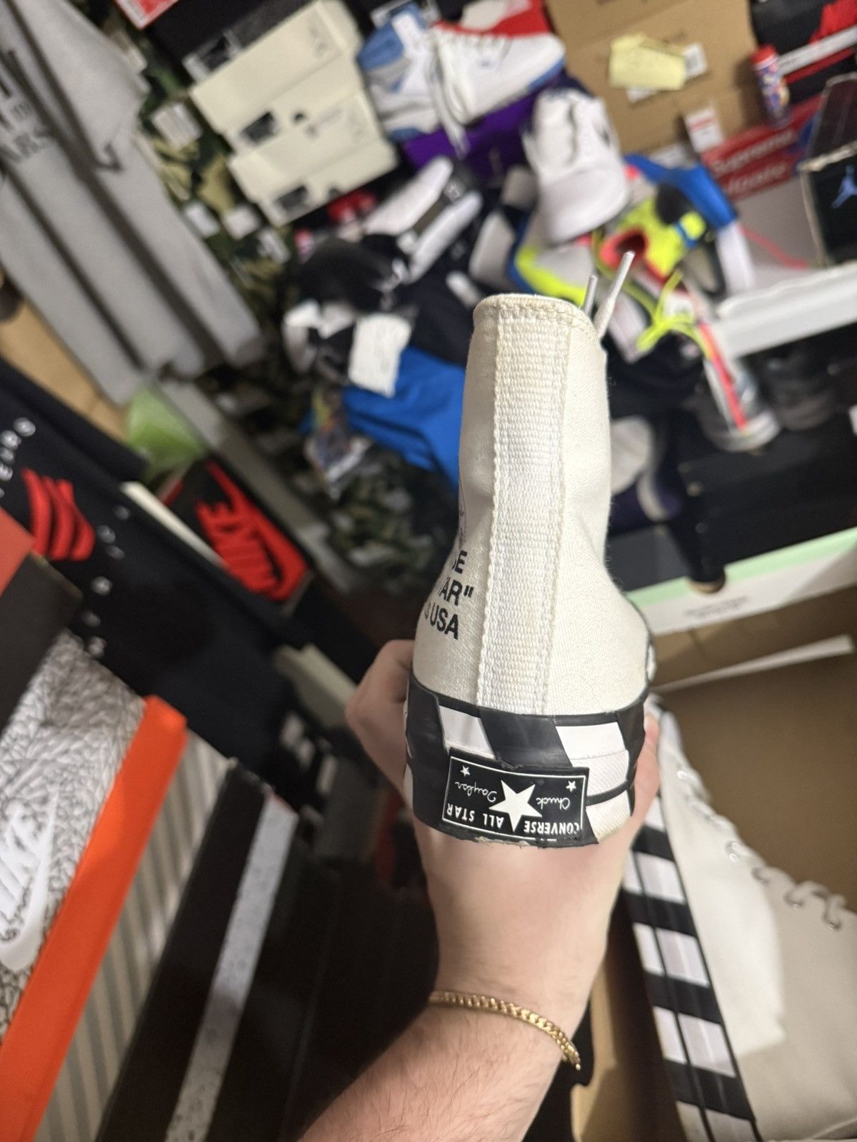 Converse × Off-White Off white converse sz 9.5 Size US 9.5 / EU 42-43 - 4 Thumbnail
