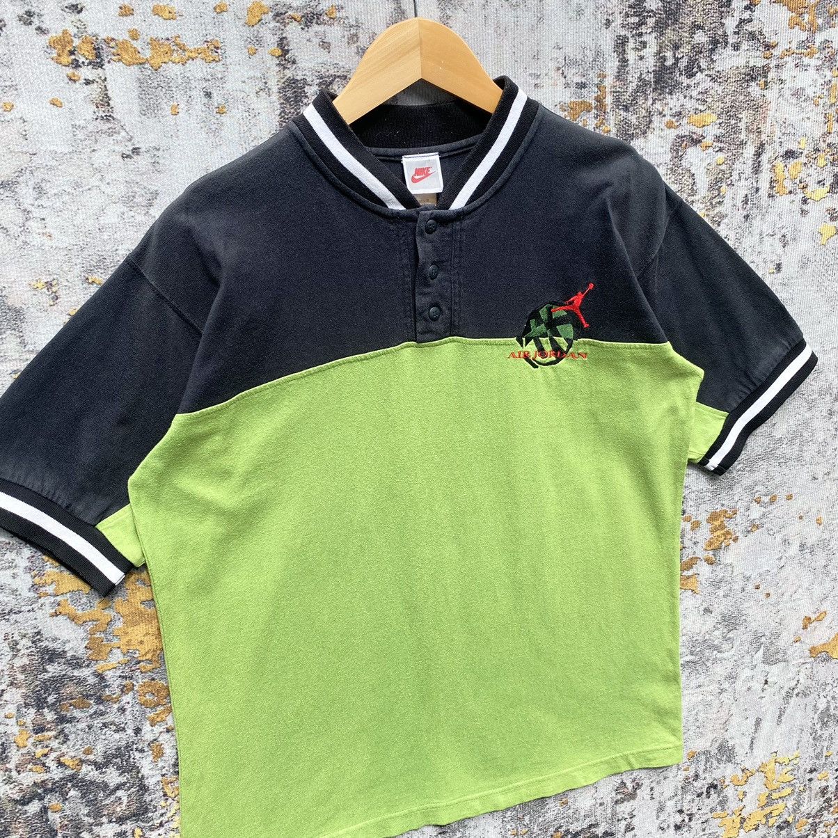 Nike Vintage 90s Nike Air Jordan Polo Shirt Embroidery Air Jordan Size US M / EU 48-50 / 2 - 4 Thumbnail