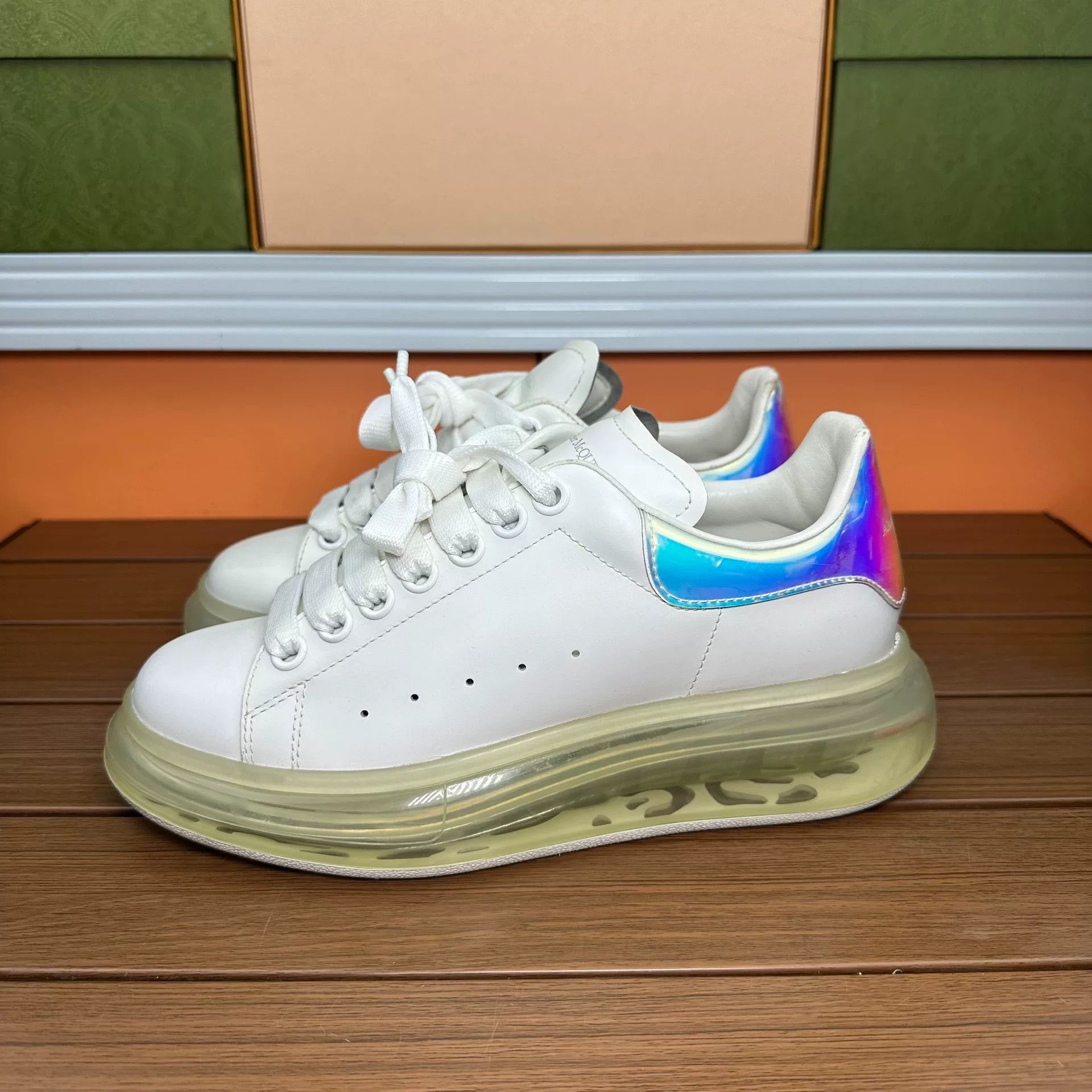 Alexander McQueen Alexander McQueen Laser Lowtop Sneakers it_36-5 Women Size US 6.5 / IT 36.5 - 1 Thumbnail