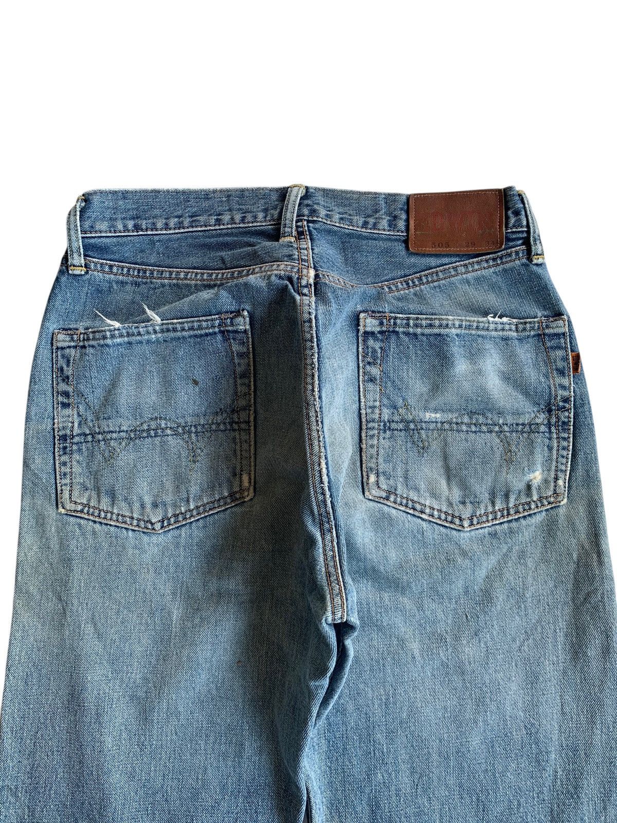 Kapital VINTAGE EDWIN 505 SELVEDGE FADED DISTRESSED DENIM 🎌☠️ Size US 29 - 9 Thumbnail