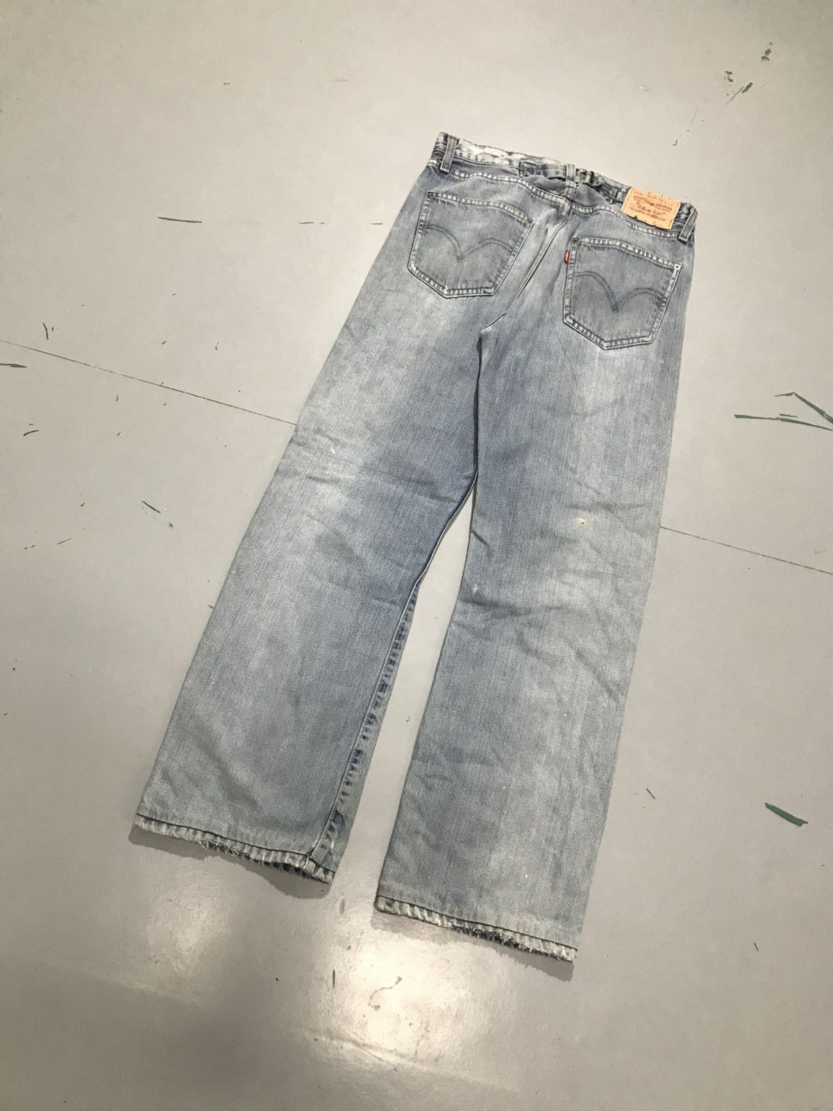 Levi's Vintage Levi’s buckle belt distressed denim Size US 32 / EU 48 - 7 Thumbnail