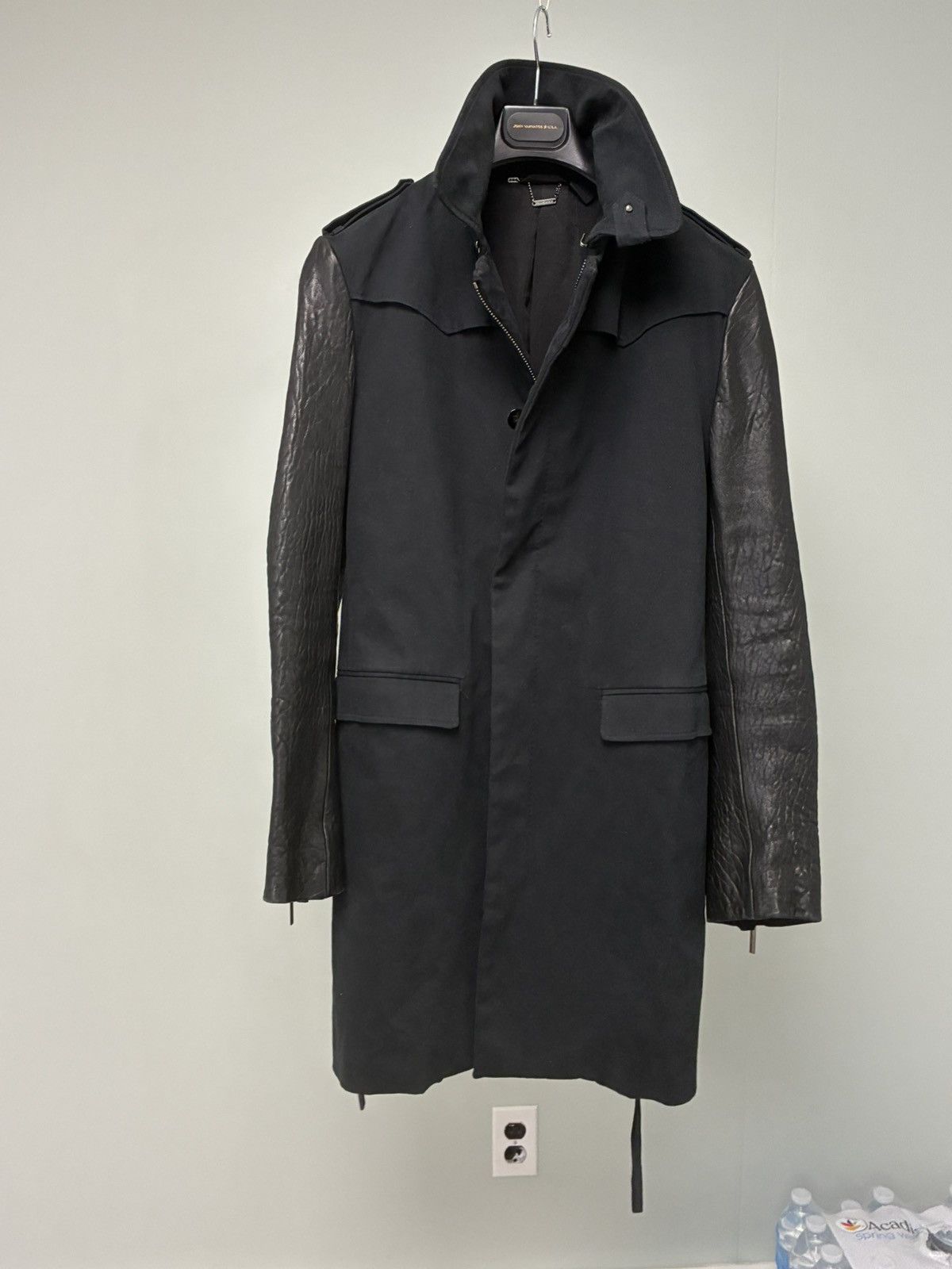 Costume National Leather sleeve coat Small Medium Size US S / EU 44-46 / 1 - 17 Thumbnail