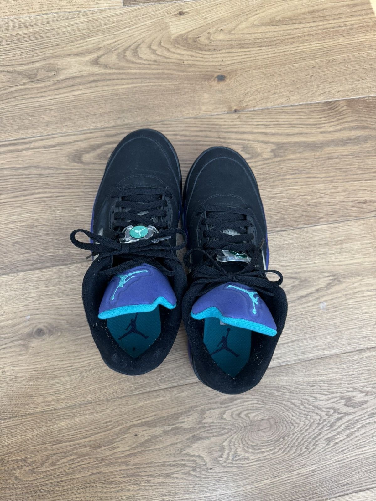 Jordan Brand Jordan 5 golf cleats. Black and purple. Nike. Leather outer. Size US 11 / EU 44 - 5 Thumbnail