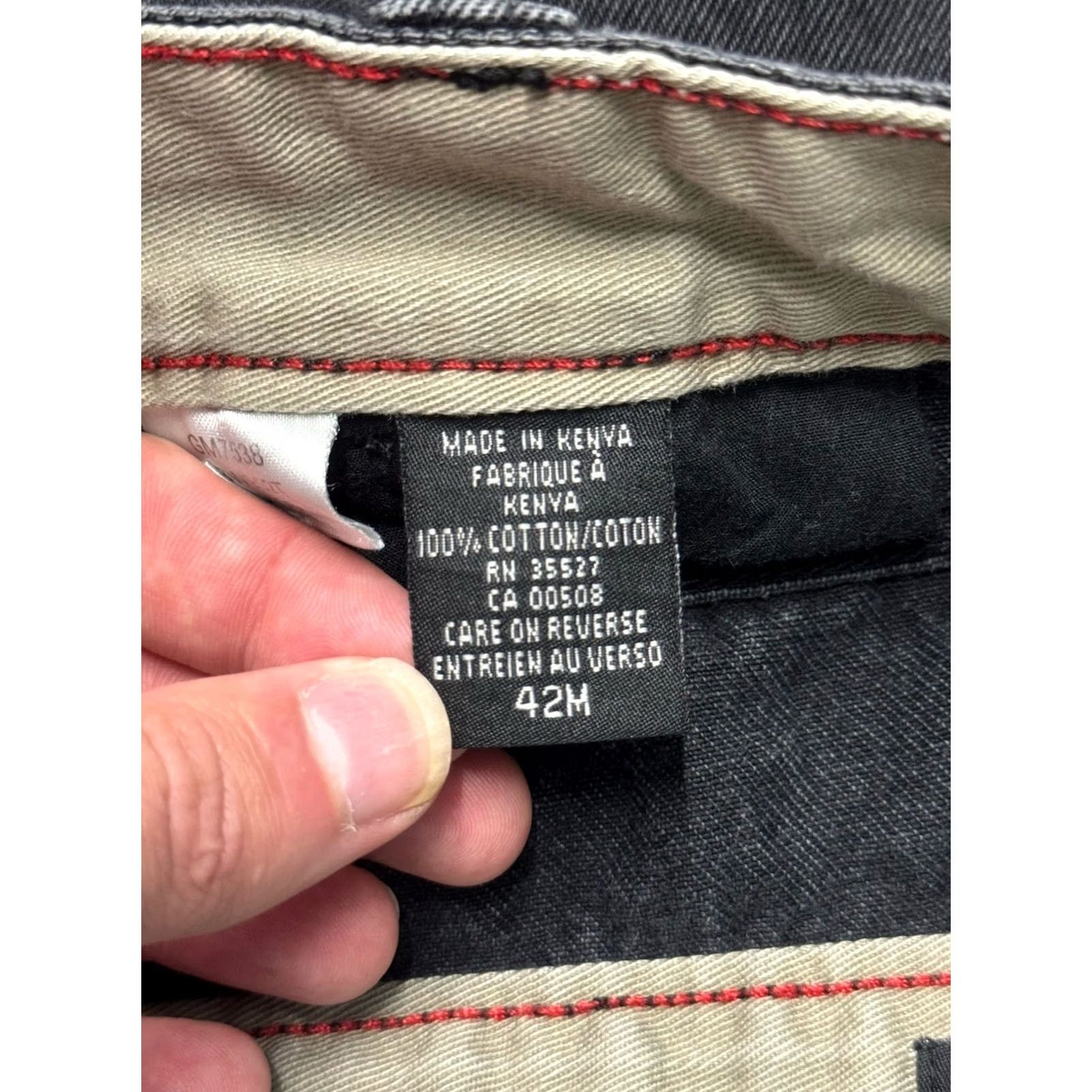 Vintage VINTAGE Marithe Francois Girbaud Jeans Mens Black Wide Leg Carpenter Baggy 42 Size US 42 / EU 58 - 4 Thumbnail