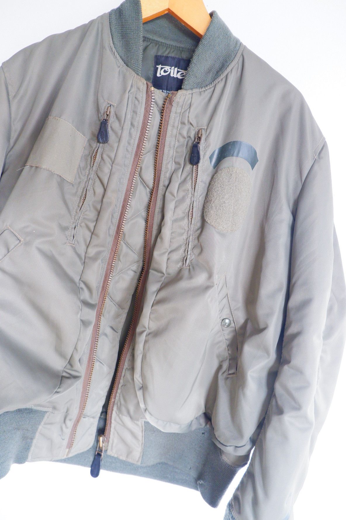 Buzz Rickson's Vintage Toilet Japan Multi Zip 3D Pocket Bomber Jacket Size US M / EU 48-50 / 2 - 4 Thumbnail