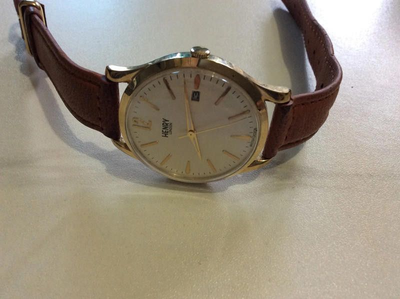 Other Henry men's gold dial brown leather strap watch Size ONE SIZE - 2 Thumbnail