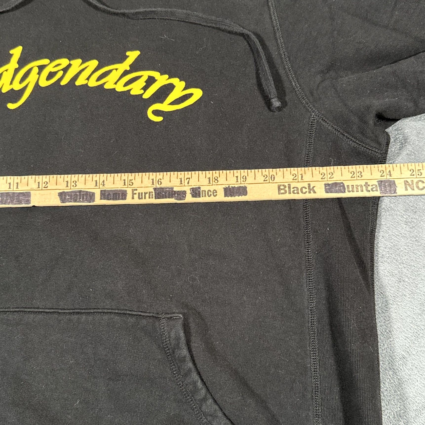 BIANCA CHANDON VINTAGE Ledgendary House Bianca Hoodie Mens XL Black Yellow Graphic Pullover 100% Cotton - 90s-inspired? Size US XL / EU 56 / 4 - 6 Thumbnail