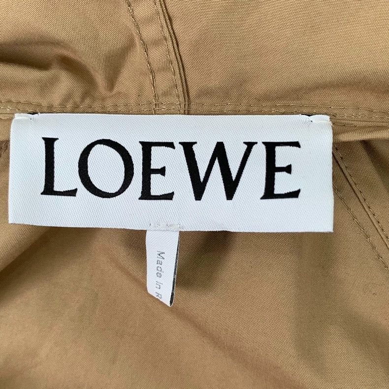 Loewe Loewe Brown cotton hooded jacket with zipper Size XXS / US 00 / IT 34 - 5 Thumbnail