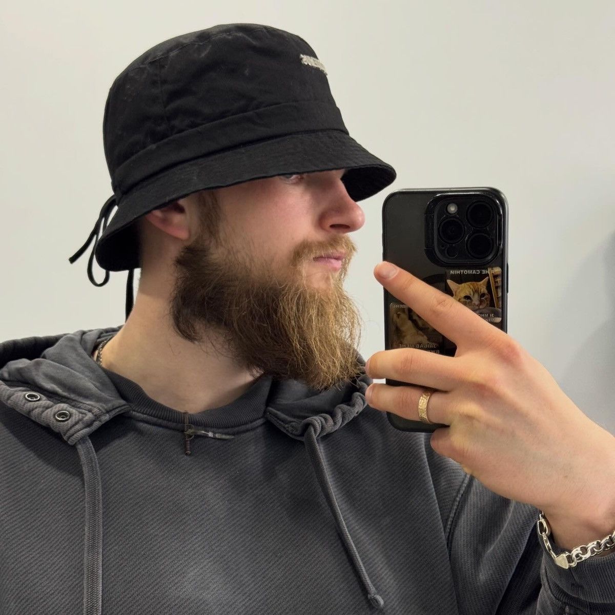Jacquemus Jacquemus black bucket hat size 58(one size) Size ONE SIZE - 7 Thumbnail