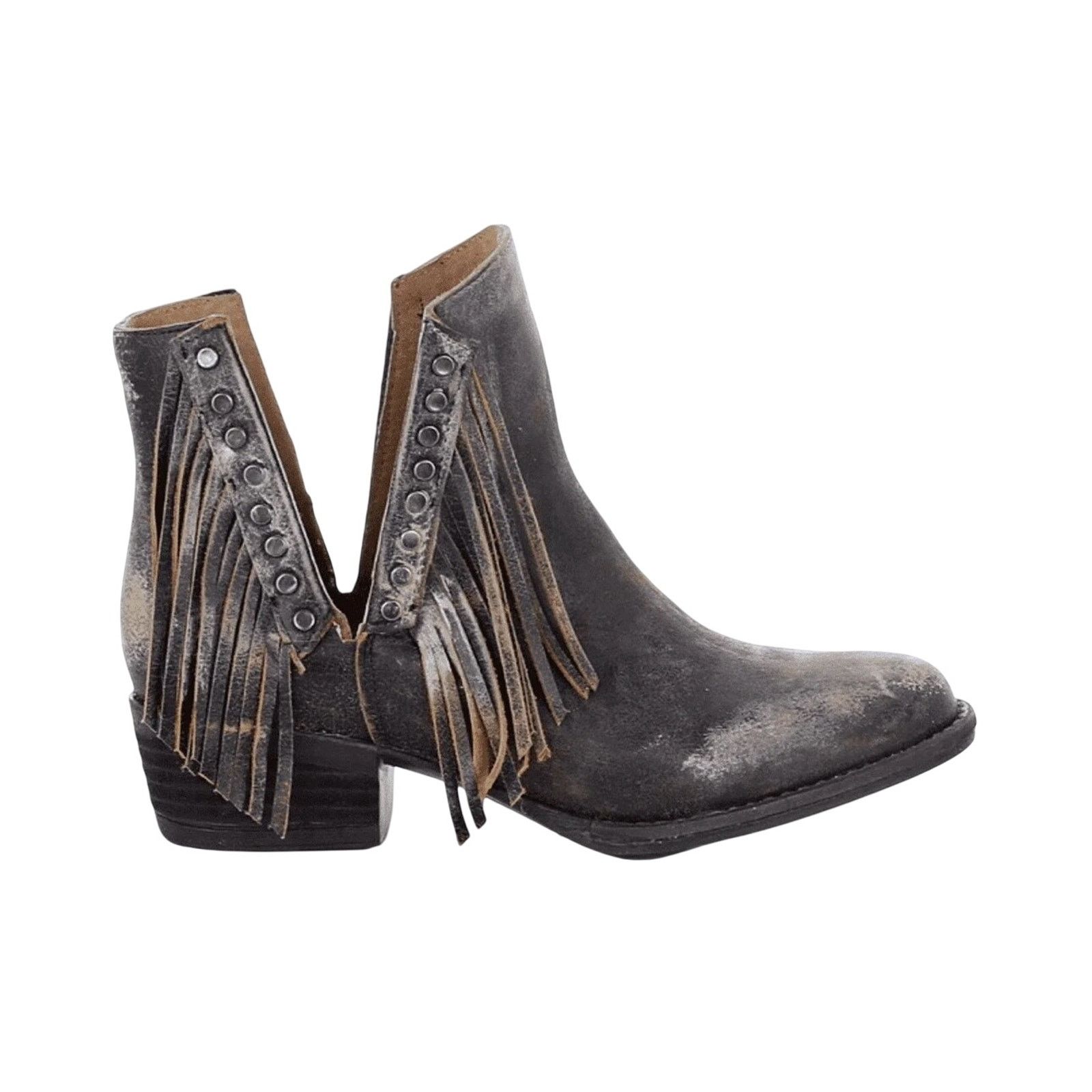 Corral Circle G by Corral Fringe Bootie Boots - Size 8.5 Size US 8.5 / IT 38.5 - 2 Thumbnail