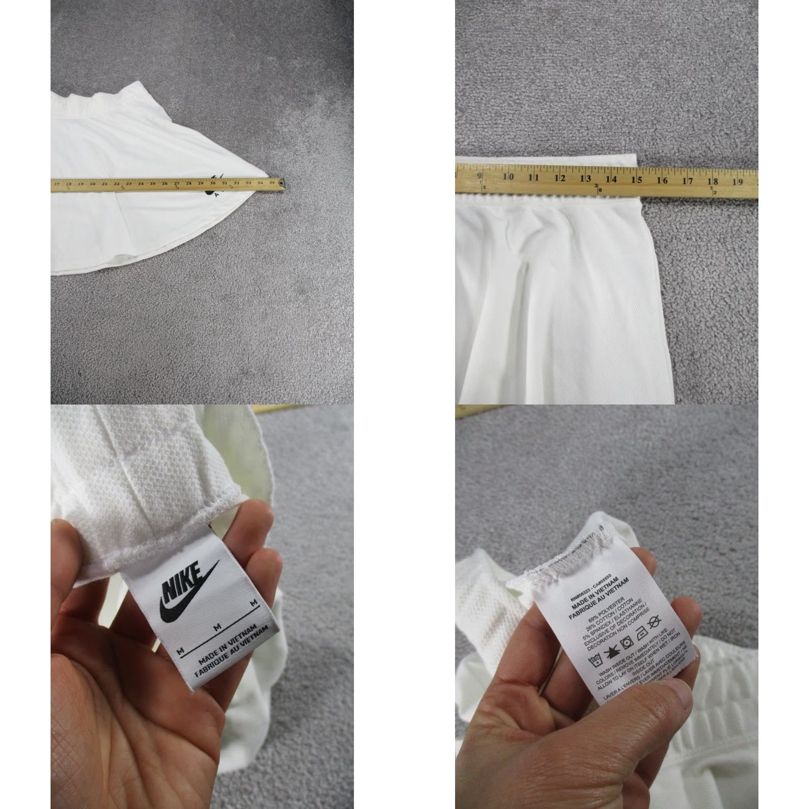 Nike Nike Skirt Womens Medium White Short Athletic - Activewear Golf Tennis Walking - 90s? Athleisure, Preppy, Sports Mens? Size 32" / US 10 / IT 46 - 8 Thumbnail