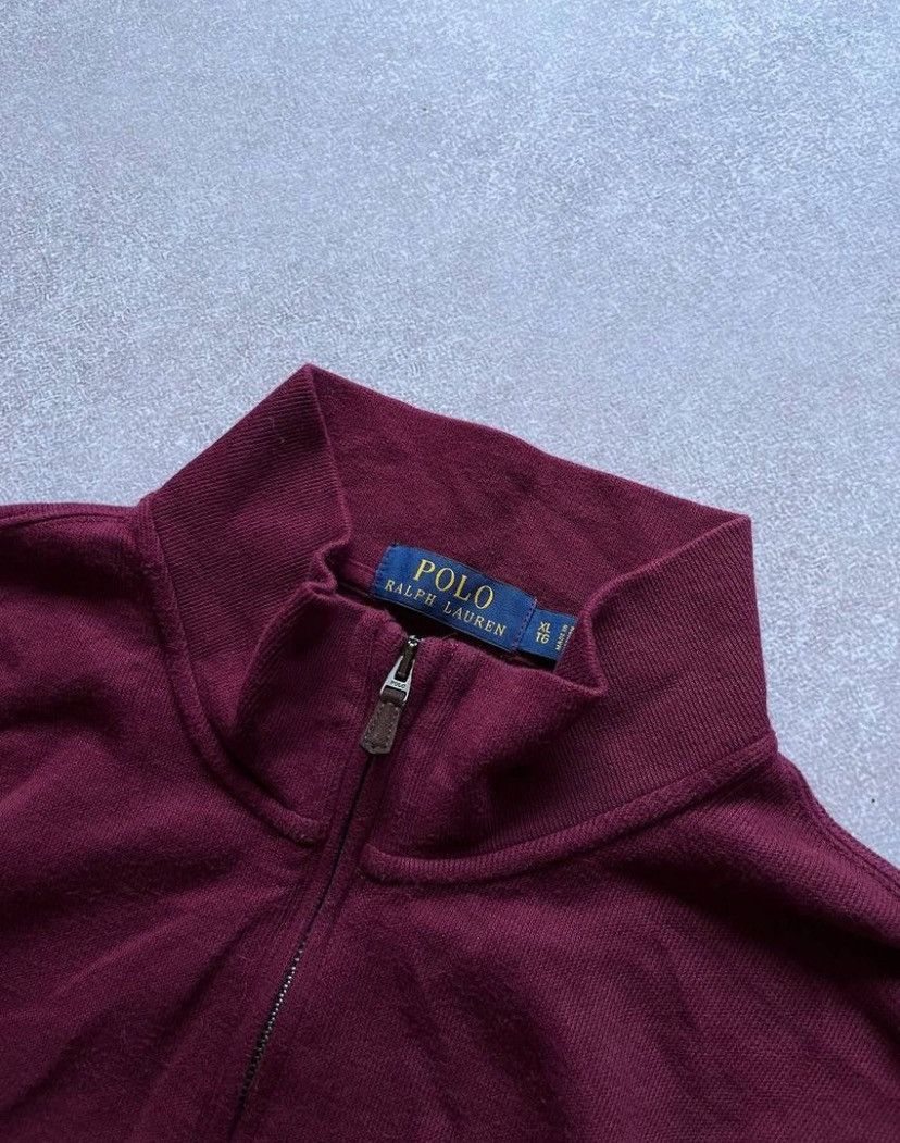 Polo Ralph Lauren × Vintage Vintage Polo Ralph Lauren Quarter Zip Sweater XL Size US XL / EU 56 / 4 - 7 Thumbnail