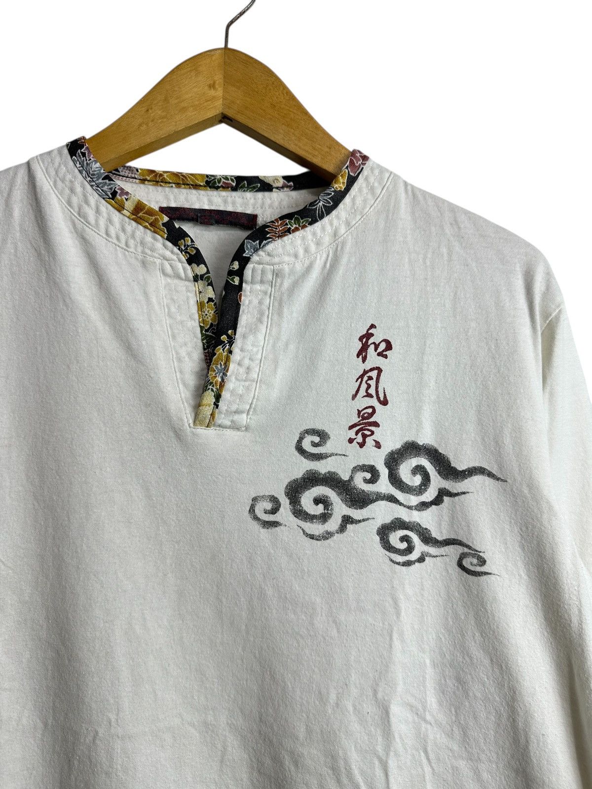 20471120 TRADITIONAL JAPANESE LONG SLEEVE TEE SUKAJAN STYLE Size US M / EU 48-50 / 2 - 3 Thumbnail