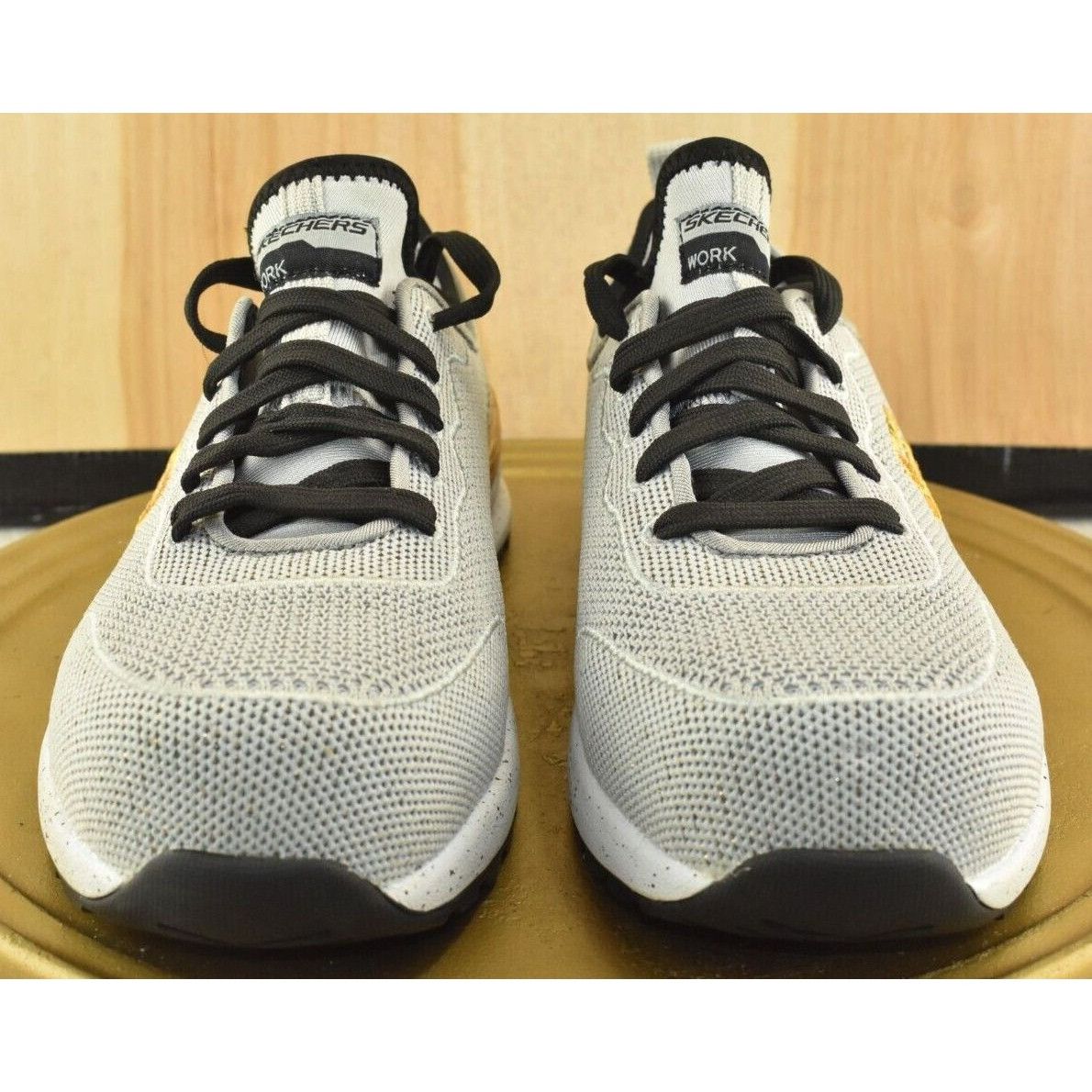 SKECHERS Skechers Bulkin Balran Women's Shoes Size 5 Gray Steel Toe W Size US 5 / IT 35 - 2 Thumbnail