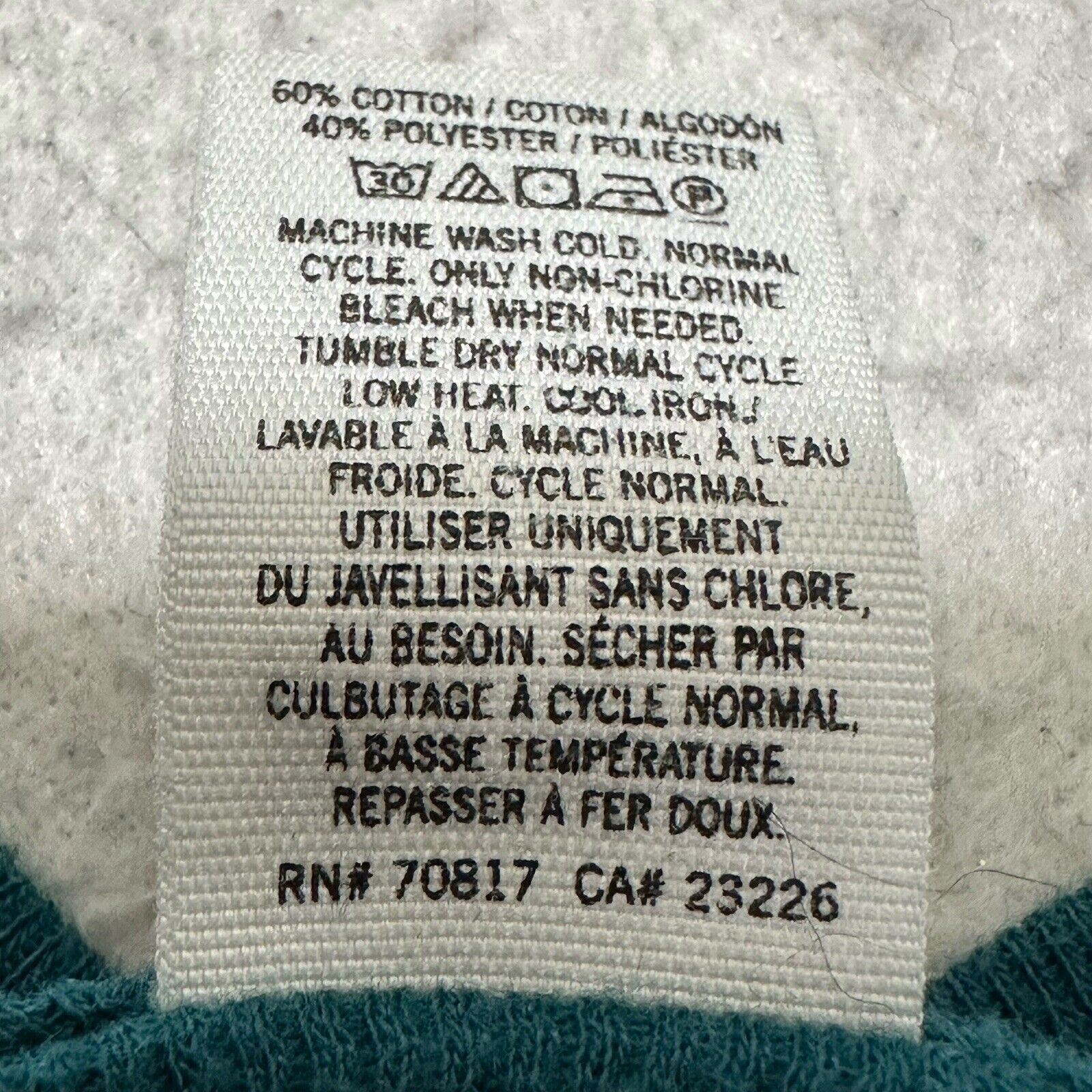 Victoria's Secret Victorias Secret Large V-Neck Teal Blue Sleepwear Shirt Size L / US 10 / IT 46 - 4 Thumbnail