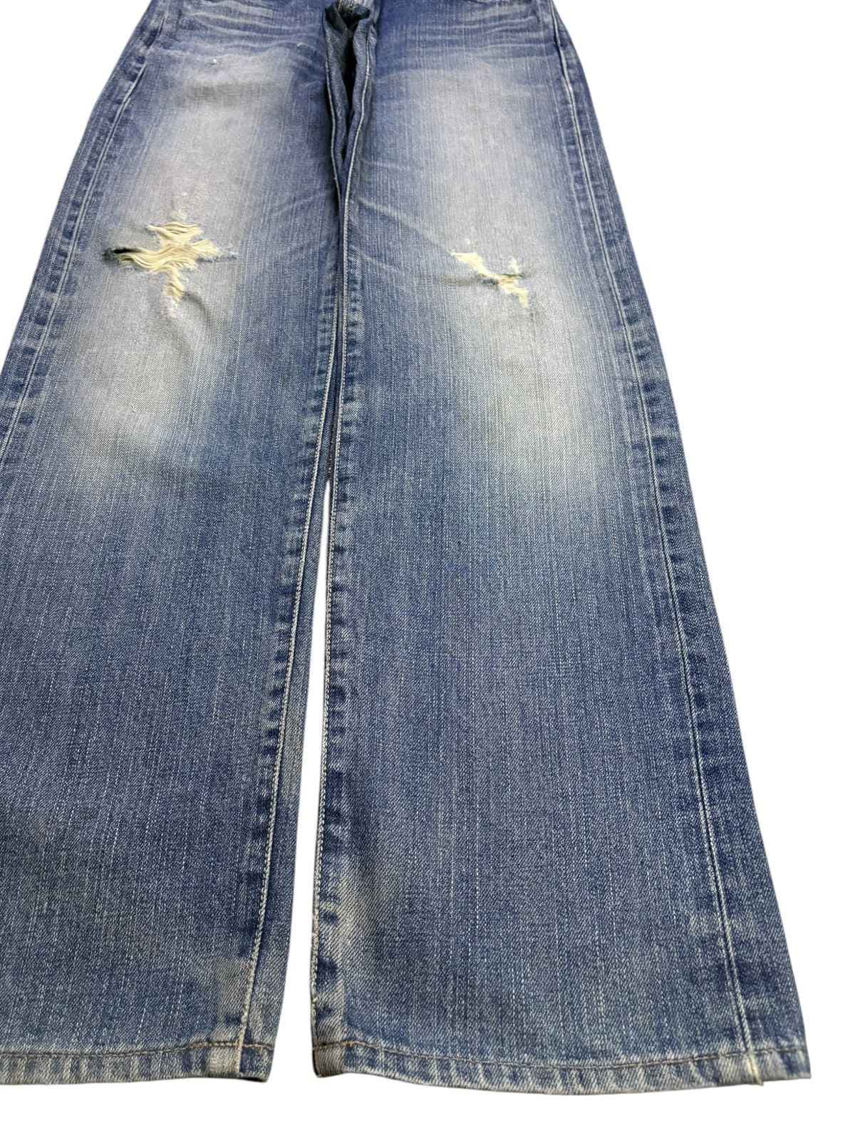 Edwin Vintage Edwin 505XX Selvedge Distressed Loose Jeans Size US 28 / EU 44 - 8 Thumbnail