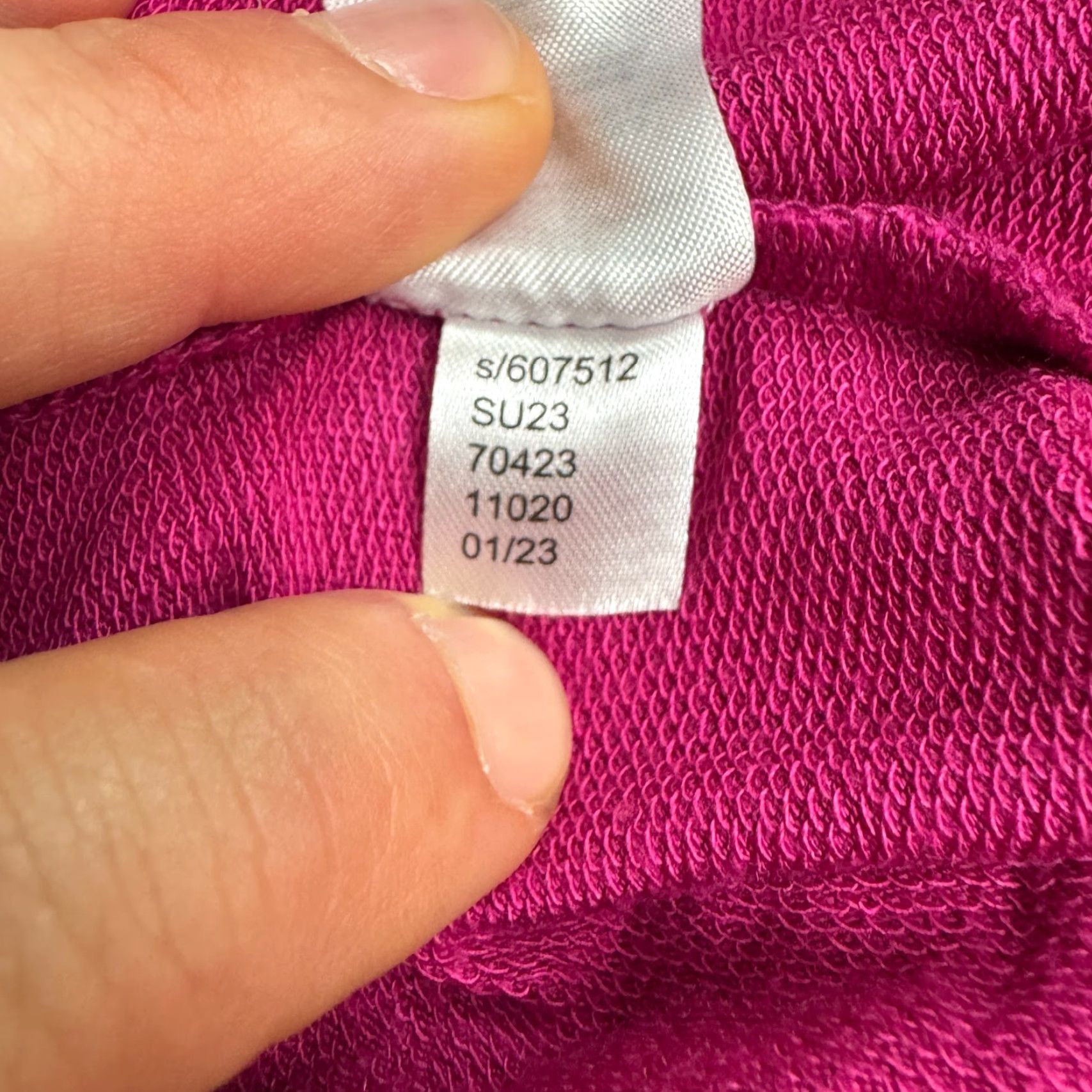 Lou & Grey Lou & Grey T-Shirt Dress Womens Small Magenta Short Sleeve Pockets Knit Casual Everyday 90s? Classic Cabana Pink Brand: Lou & Grey Size S / US 4 / IT 40 - 7 Thumbnail