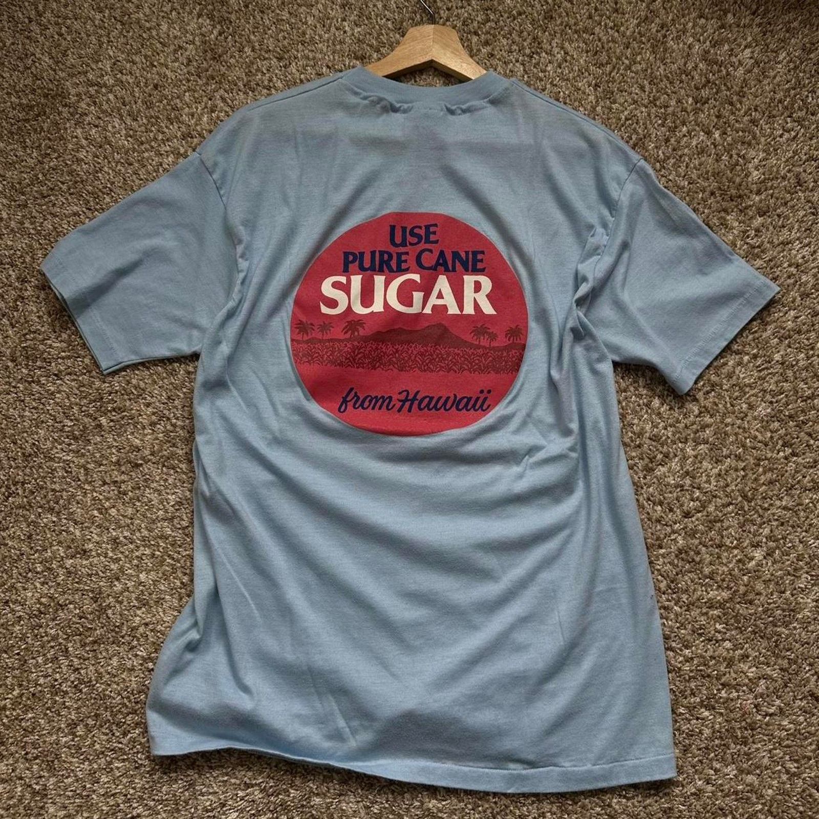 Vintage Vintage 80s 90s No Sugar Hawaii Propaganda Graphic Tee Size US XL / EU 56 / 4 - 6 Thumbnail