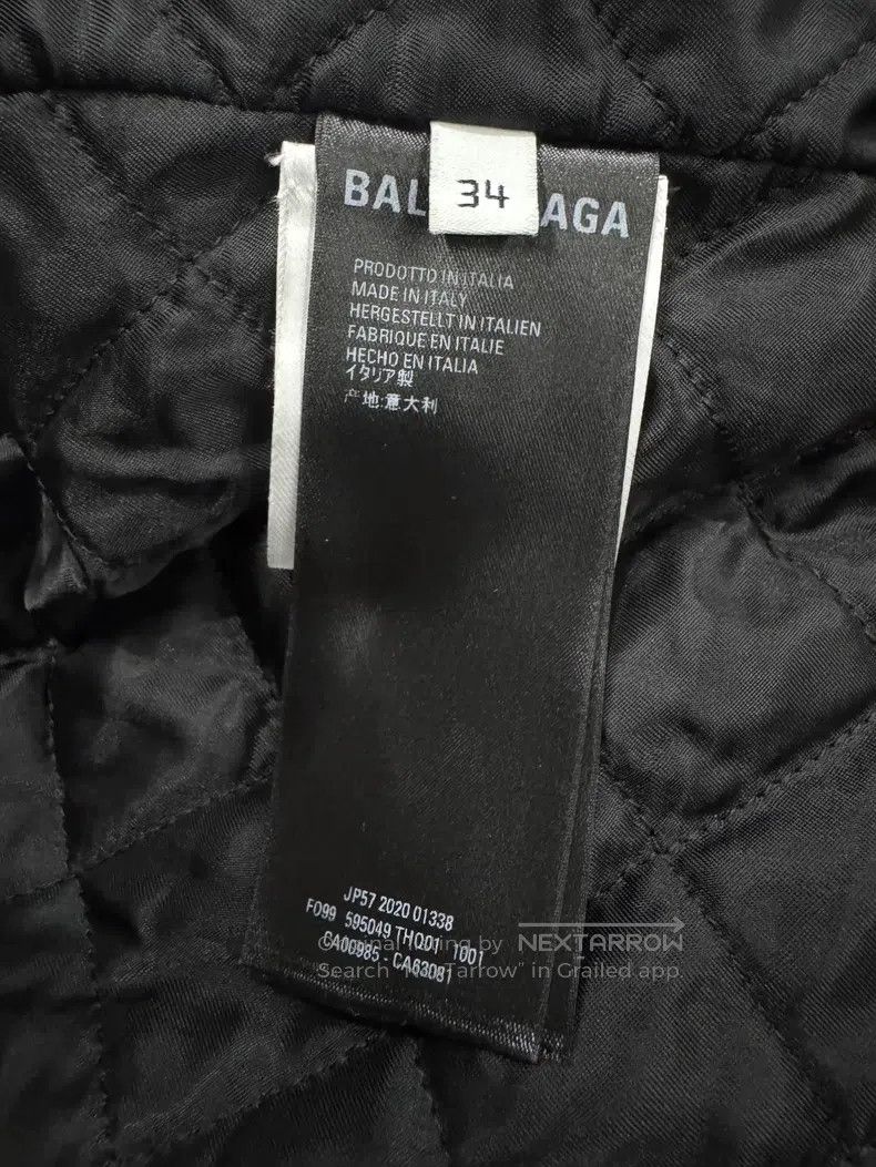 Balenciaga Balenciaga Full Print Letter Stand Collar Loose Shoulder S Size XXS / US 00 / IT 34 - 5 Thumbnail