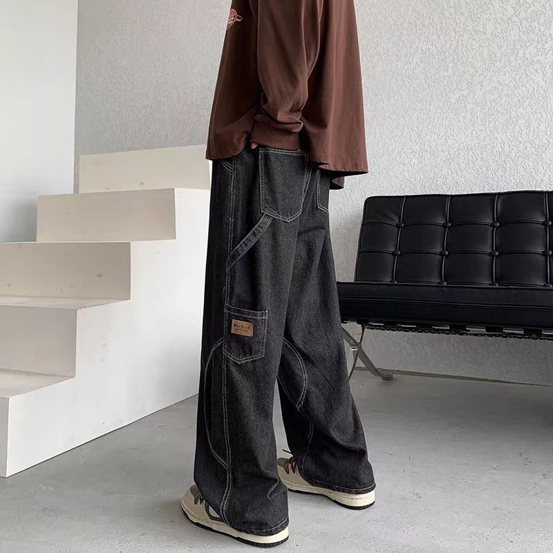 Japanese Brand Misaki x Misa Khaki high street vintage baggy jeans Size US 30 / EU 46 - 1 Thumbnail