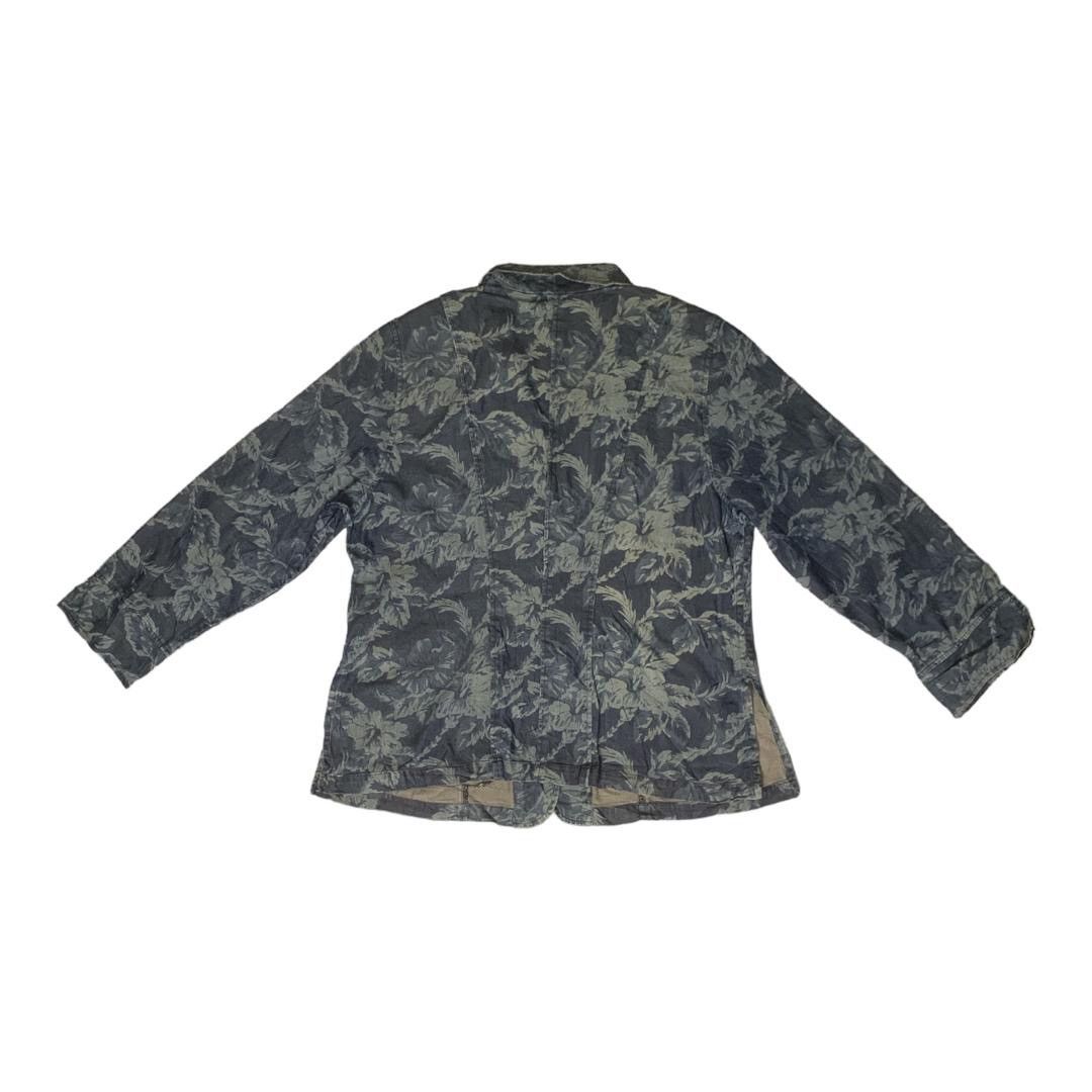 Vintage Vintage Floral Soft Denim Jackets Size M / US 6-8 / IT 42-44 - 2 Thumbnail